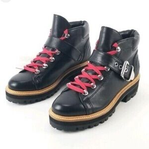 NEW
MARC FISHER Indre Hiker Boot Size 7.5 Black New MSRP $260